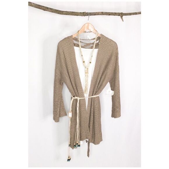 𝅺taupe Cardigan sweater - Picture 6 of 15
